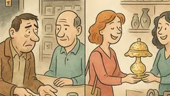 Виц: Мъж и жена в магазина...