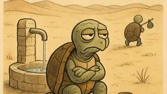 Виц: Две костенурки вървели в пустинята