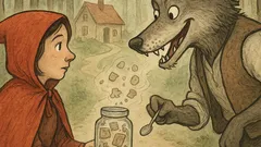 Виц: Среща Вълка Червената шапчица