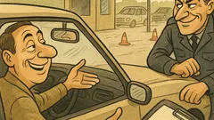 Виц: на изпит в КАТ без ключ