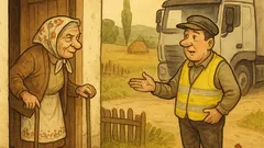 Виц: Чука се на селска къща...