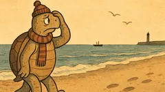 Виц: Две костенурки се разхождат по брега...
