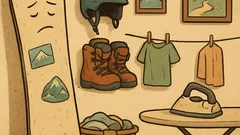 Виц: Дъската за гладене някога беше сноуборд