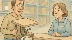 Виц: В ИКЕА — отделът за рекламации?