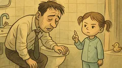 Виц: Тате, не се ака така...