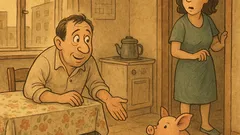 Виц: Скъпа, знаеш ли колко години живее прасе?