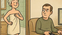 Виц: Жената излиза от банята: „Свалила съм…“