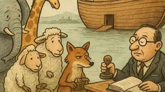 Виц: НОИ събра животните в ковчега