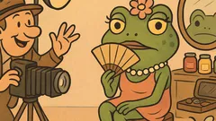 Виц: Една жаба отишла при фотограф