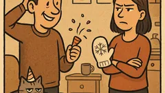 Виц: — Скъпа, изневерих ти...