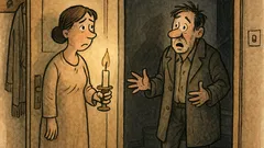 Виц: Мъж се прибира много късно