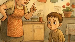 Виц: Майка се кара на детето