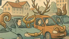 Виц: Гледам някои коли с рога...