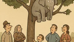 Виц: Как слезе слон от дървото?