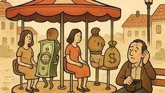 Виц: Появят ли се пари — появяват се жени