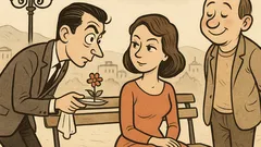 Виц: Когато мъж се преструва влюбен...