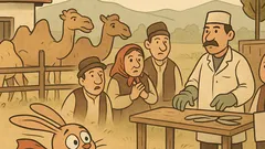 Виц: Защо бягаш, зайко?