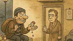 Виц: Към крадеца, откраднал ми антидепресантите...