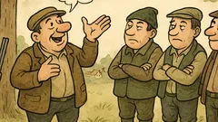 Виц: Ловец с богато въображение разказва