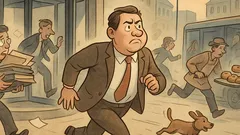 Виц: Тръгвайки си от работа, не тичам...