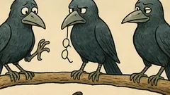 Виц: Стоят три гарги на клон