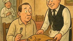 Виц: В ресторанта — първо рибата?