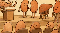 Виц: Човешките органи се събрали на симпозиум