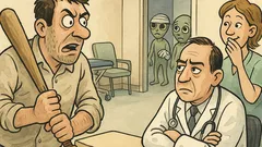 Виц: В спешното — извънземни отвличат сестра