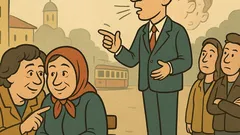 Виц: Той винаги ли заеква така?