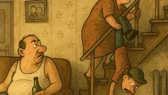 Виц: Семейство маргинали, майката влачи сина