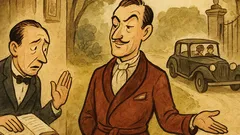 Виц: Икономът докладва на лорда…