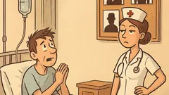 Виц: Пациентът към сестрата: Има ли надежда?