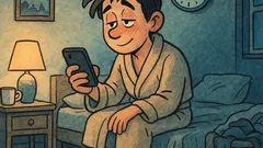 Виц: Будна в 2 през нощта…