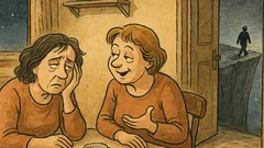 Виц: Мъжът ми щял до края на света...