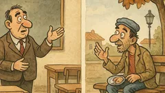 Виц: По какво си приличат учителите и лудите?