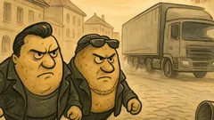 Виц: Два картофа-мутри вървят по улицата