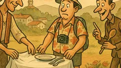 Виц: Канибали хващат турист — за менюто…