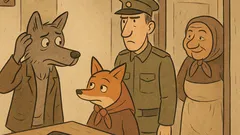 Виц: Влиза Баба Меца на комисия