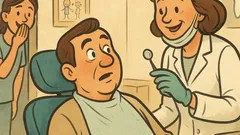 Виц: Стоматоложката: Помниш ли, Стефчо, пети клас?