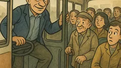 Виц: Ако не отстъпите място — слизам!