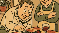 Виц: Отваря човек бутилка червено вино...