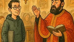 Виц: Програмист влиза в църква…