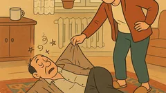 Виц: — Ставай… нищо ти няма!