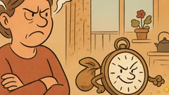 Виц: Всяка минута ядосан губиш щастие