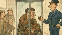 Виц: Обява от МВР: лекуваме клептомания с клаустрофобия