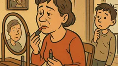 Виц: Лельо, защо се гримираш?