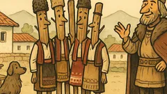 Виц: Хан Кубрат събира селски пръчки