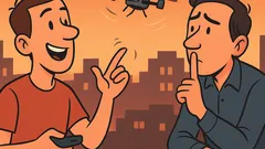 Виц: Много ти е як дронът!