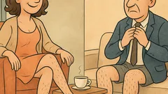 Виц: Тя не си бръсне краката две седмици