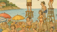 Виц: В Черноморец е трудно да се почива...